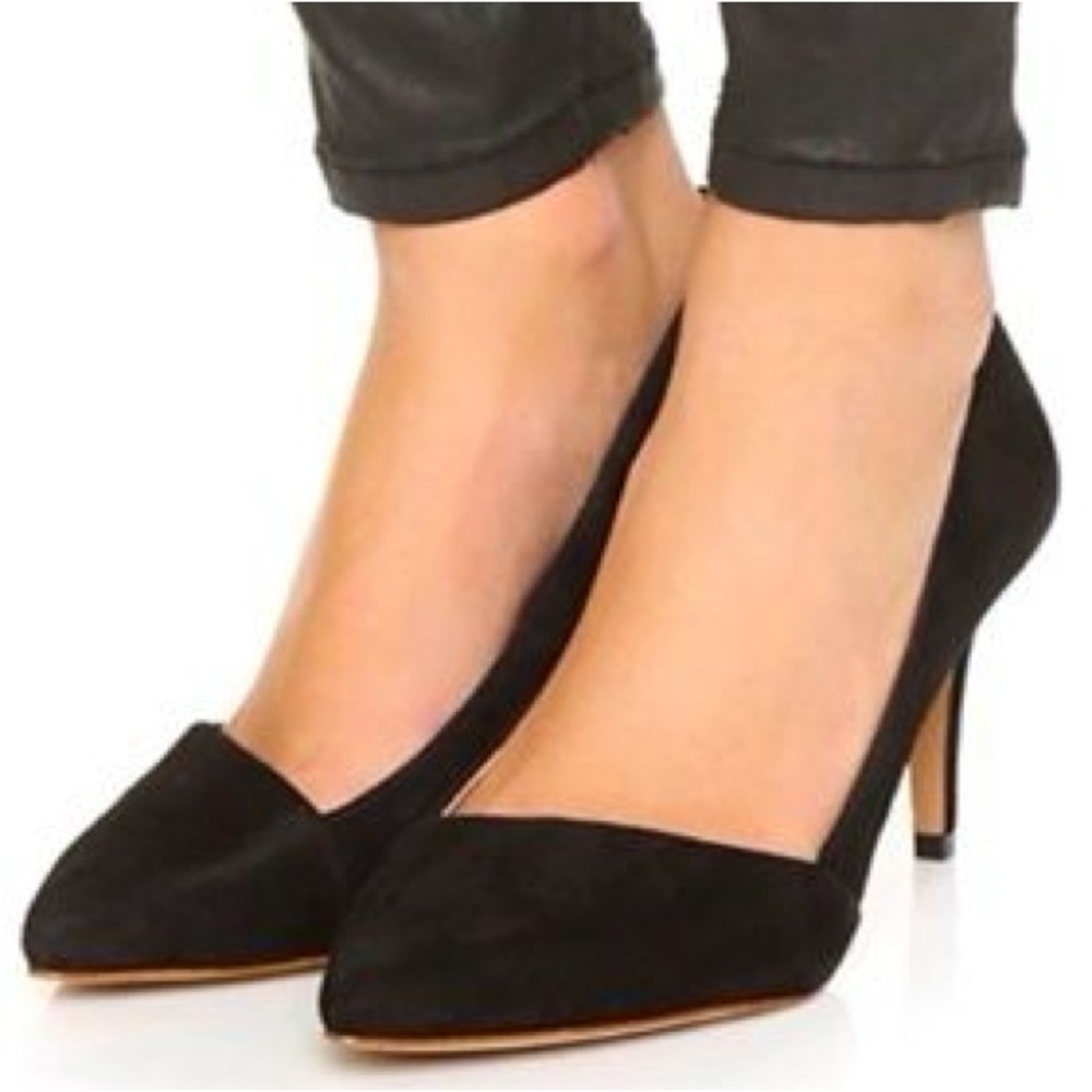 Madewell Suede Asymmetrical Mira Pump - Picture 9 of 16